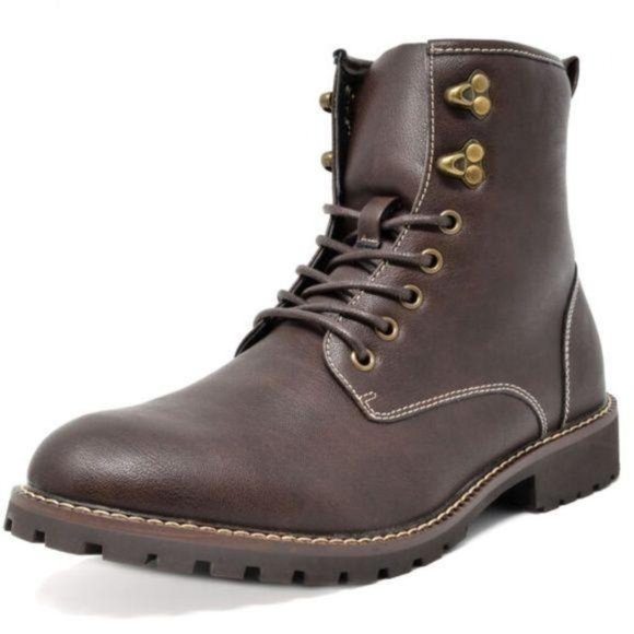 Bruno Marc Other - Bruno Marc Men's Motorcycle Boots Dark Brown 13